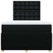 Pat box spring cu saltea, negru, 120x200 cm, textil - WALTI WALTI