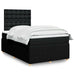 Pat box spring cu saltea, negru, 120x200 cm, textil - WALTI WALTI