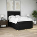 Pat box spring cu saltea, negru, 140x190 cm, textil - WALTI WALTI