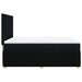 Pat box spring cu saltea, negru, 140x190 cm, textil - WALTI WALTI