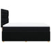 Pat box spring cu saltea, negru, 140x190 cm, textil - WALTI WALTI