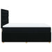 Pat box spring cu saltea, negru, 140x190 cm, textil - WALTI WALTI