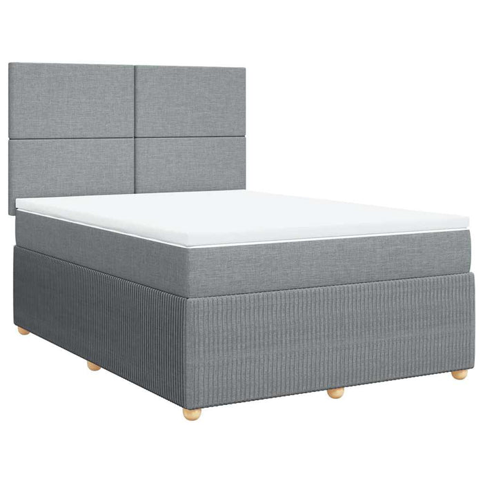Pat continental, gri deschis, 140x200 cm, material textil - WALTI WALTI
