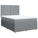 Pat continental, gri deschis, 140x200 cm, material textil - WALTI WALTI