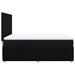 Pat box spring cu saltea, negru, 140x200 cm, textil - WALTI WALTI