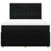 Pat box spring cu saltea, negru, 140x200 cm, textil - WALTI WALTI