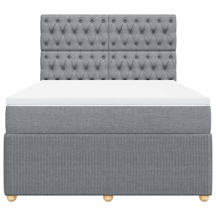 Pat continental, gri deschis, 140x200 cm, material textil - WALTI WALTI