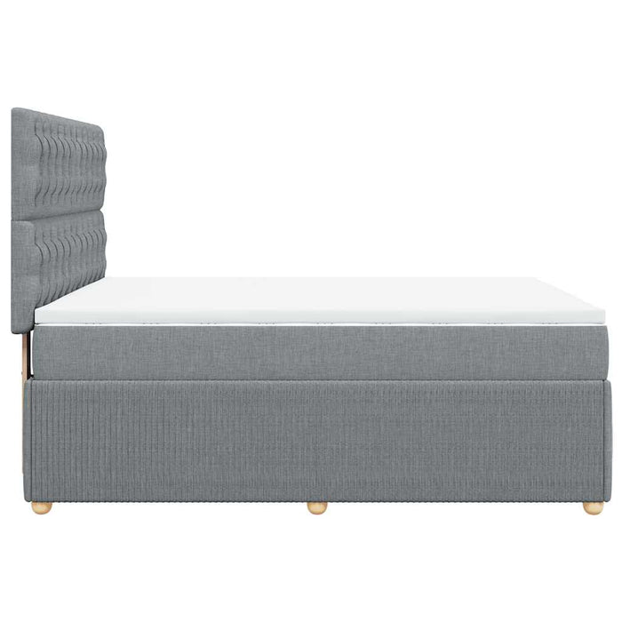Pat continental, gri deschis, 140x200 cm, material textil - WALTI WALTI