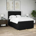 Pat box spring cu saltea, negru, 140x200 cm, textil - WALTI WALTI