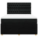 Pat box spring cu saltea, negru, 140x200 cm, textil - WALTI WALTI