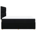 Pat box spring cu saltea, negru, 140x200 cm, textil - WALTI WALTI