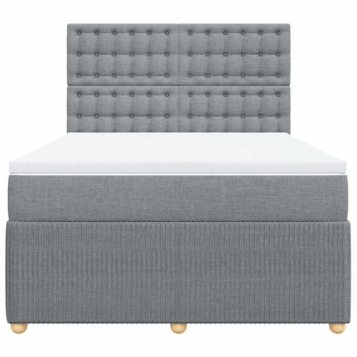 Pat continental, gri deschis, 140x200 cm, material textil - WALTI WALTI