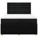 Pat box spring cu saltea, negru, 140x200 cm, textil - WALTI WALTI