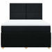 Pat box spring cu saltea, negru, 160x200 cm, textil - WALTI WALTI