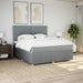 Pat continental, gri deschis, 180x200 cm, material textil - WALTI WALTI