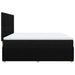 Pat box spring cu saltea, negru, 180x200 cm, catifea - WALTI WALTI