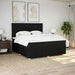 Pat box spring cu saltea, negru, 180x200 cm, catifea - WALTI WALTI