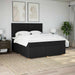 Pat box spring cu saltea, negru, 180x200 cm, catifea - WALTI WALTI