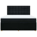 Pat box spring cu saltea, negru, 180x200 cm, catifea - WALTI WALTI