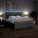 Pat continental, gri deschis, 180x200 cm, material textil - WALTI WALTI