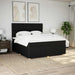 Pat box spring cu saltea, negru, 180x200 cm, catifea - WALTI WALTI