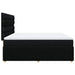 Pat box spring cu saltea, negru, 180x200 cm, catifea - WALTI WALTI