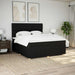 Pat box spring cu saltea, negru, 180x200 cm, catifea - WALTI WALTI