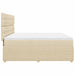 Pat continental cu saltea, crem, 180x200 cm, textil - WALTI WALTI