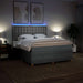 Pat continental, gri deschis, 180x200 cm, material textil - WALTI WALTI