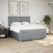 Pat continental, gri deschis, 180x200 cm, material textil - WALTI WALTI