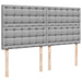 Pat continental, gri deschis, 180x200 cm, material textil - WALTI WALTI