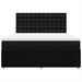 Pat box spring cu saltea, negru, 180x200 cm, catifea - WALTI WALTI