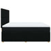 Pat box spring cu saltea, negru, 200x200 cm, textil - WALTI WALTI