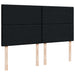 Pat box spring cu saltea, negru, 200x200 cm, textil - WALTI WALTI