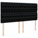 Pat box spring cu saltea, negru, 200x200 cm, textil - WALTI WALTI