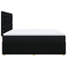 Pat box spring cu saltea, negru, 200x200 cm, textil - WALTI WALTI