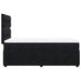 Pat box spring cu saltea, negru, 80x200 cm, catifea - WALTI WALTI