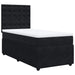 Pat box spring cu saltea, negru, 80x200 cm, catifea - WALTI WALTI