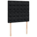 Pat box spring cu saltea, negru, 80x200 cm, catifea - WALTI WALTI