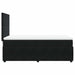 Pat box spring cu saltea, negru, 90x190 cm, catifea - WALTI WALTI