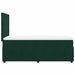 Pat box spring cu saltea, verde închis, 90x190 cm, catifea - WALTI WALTI