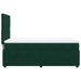 Pat box spring cu saltea, verde închis, 90x190 cm, catifea - WALTI WALTI