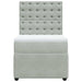 Pat box spring cu saltea, gri deschis, 90x190 cm, catifea - WALTI WALTI