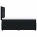 Pat box spring cu saltea, negru, 90x190 cm, catifea - WALTI WALTI