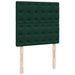 Pat box spring cu saltea, verde închis, 90x190 cm, catifea - WALTI WALTI