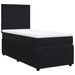 Pat box spring cu saltea, negru, 90x200 cm, catifea - WALTI WALTI