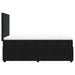 Pat box spring cu saltea, negru, 90x200 cm, catifea - WALTI WALTI