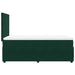 Pat box spring cu saltea, verde închis, 90x200 cm, catifea - WALTI WALTI