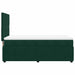 Pat box spring cu saltea, verde închis, 90x200 cm, catifea - WALTI WALTI