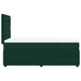 Pat box spring cu saltea, verde închis, 90x200 cm, catifea - WALTI WALTI